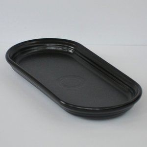 Fiesta Fiestaware Foundry Black Oblong Bread Tray